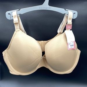 Cacique NWT Cotton Lightly Lined T-Shirt Bra 38D - New Women | Color: Black